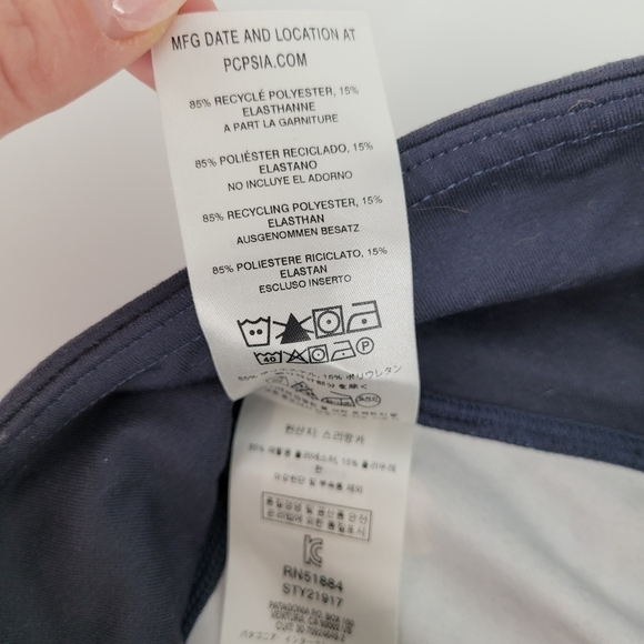 PATAGONIA Abstract Jungle floral crop Leggings XSMALL - Picture 6 of 7